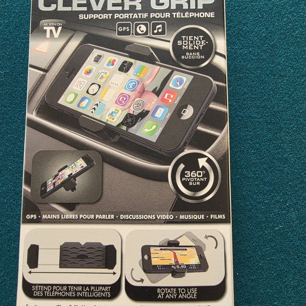 Black Rotating Phone Holder